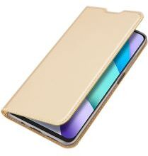 Dux Ducis Skin Pro Series Xiaomi Redmi 10 Hoesje Portemonnee Goud