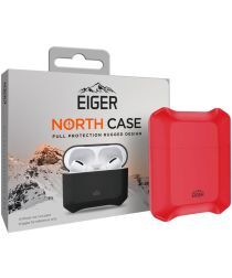 Eiger North Apple AirPods Hoesje Schokbestendig Rood