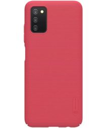 Nillkin Super Frosted Shield Samsung Galaxy A03S Hoesje Rood