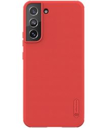 Nillkin Super Frosted Pro Shield Samsung Galaxy S22 Hoesje Rood