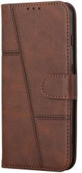 Geen Samsung Galaxy S22 Hoesje Wallet Book Case Kunstleer Bruin