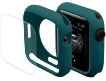 Geen Apple Watch Series 7 45MM Hoesje Flexibel TPU + Screen Protector Groen