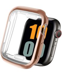 Geen Apple Watch Series 7 41MM Hoesje TPU met Screenprotector RosÃ© Goud