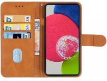 Geen Samsung Galaxy A53 Hoesje Portemonnee Wallet Book Case Bruin