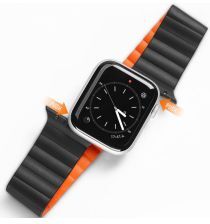 Dux Ducis Apple Watch 42MM / 44MM / 45MM Bandje Magneetsluiting Zwart