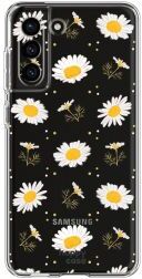 HappyCase Samsung Galaxy S21 FE Hoesje Flexibel TPU Bloemen Print