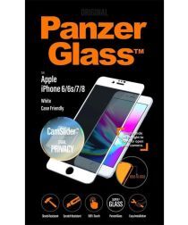 PanzerGlass iPhone 7/8 Screen Protector Privacy Camslider CF Wit