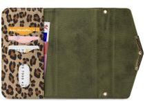 Mobilize Velvet Clutch Samsung Galaxy S22 Hoesje Green Leopard