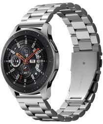 Spigen Modern Fit Universeel Smartwatch 22MM Bandje RVS Zilver