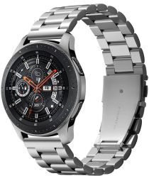 Spigen Modern Fit Universeel Smartwatch 22MM Bandje RVS Zilver