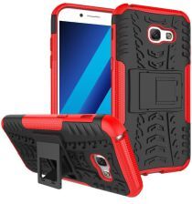 Geen Stevig Samsung Galaxy A5 2017 Backcover Hoesje Rood