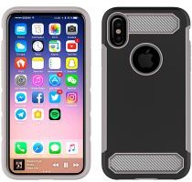 Geen Apple iPhone X Armor Case Zwart