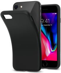 Spigen Liquid Crystal Apple iPhone 7 / 8 Hoesje Black