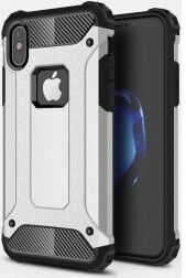 Selected by GSMpunt.nl Apple IPhone X/XS Hoesje Shock Proof Hybride Backcover Zilver