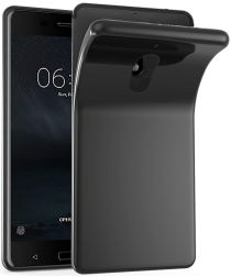 Geen Nokia 6 (2018) TPU Hoesje Zwart