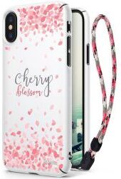 Ringke Design Slim Apple iPhone X Cherry Blossom White