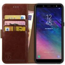 Rosso Element Samsung Galaxy A6 Hoesje Book Cover Bruin