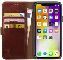 Rosso Element Apple iPhone XS Max Hoesje Book Cover Bruin