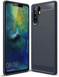 Selected by GSMpunt.nl Huawei P30 Pro Geborsteld TPU Hoesje Blauw