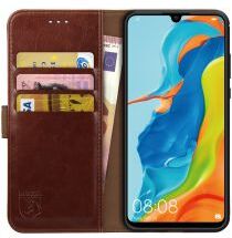 Rosso Element Huawei P30 Lite Hoesje Book Cover Bruin