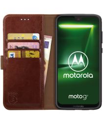 Rosso Element Motorola Moto G7 Power Hoesje Book Cover Bruin