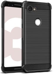 IMAK Vega Series Google Pixel 3A Hoesje Geborsteld TPU Zwart