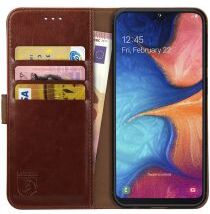 Rosso Element Samsung Galaxy A20E Hoesje Book Cover Bruin