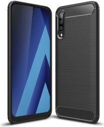 Selected by GSMpunt.nl Samsung Galaxy A70 Geborsteld TPU Hoesje Zwart