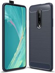 Selected by GSMpunt.nl OnePlus 7 Geborsteld TPU Hoesje Blauw