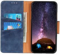 Geen Xiaomi Redmi 7 Portemonnee Hoesje Splitleer Blauw