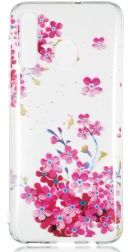 Geen Samsung Galaxy A50 Hoesje TPU met Bloemen Print