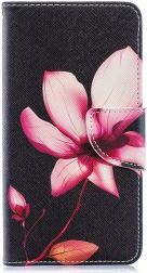 Geen Samsung Galaxy A40 Portemonnee Print Hoesje Bloem