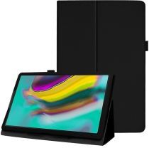 Geen Samsung Galaxy Tab A 10.1 (2019) Two-Fold Book Hoes Zwart