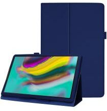 Geen Samsung Galaxy Tab A 10.1 (2019) Two-Fold Book Hoes Blauw