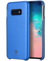 Dux Ducis Skin Lite Kunstleren Coating Hoesje Galaxy S10E Blauw