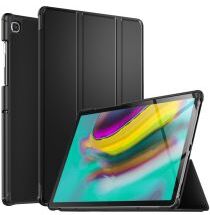 Geen Samsung Galaxy Tab S5e Tri-Fold Hoesje Zwart