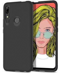 Selected by GSMpunt.nl Huawei P Smart Z Twill Slim Texture Back Cover Zwart