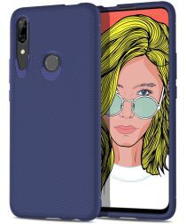 Selected by GSMpunt.nl Huawei P Smart Z Twill Slim Texture Back Cover Blauw