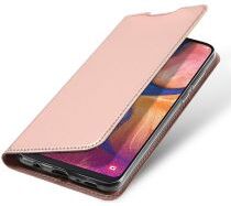 Dux Ducis Samsung Galaxy A20e Bookcase Hoesje Roze Goud