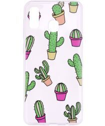 Geen Samsung Galaxy A20e TPU Hoesje met Cactus Print