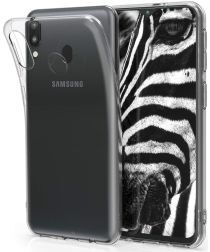 Geen Samsung Galaxy M20 Power Hoesje Dun TPU Transparant