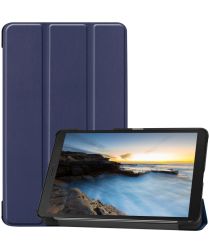 Geen Samsung Galaxy Tab A 8 (2019) Tri-Fold Front Cover Blauw