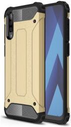 Geen Samsung Galaxy A50 Hoesje Shock Proof Hybride Back Cover Goud