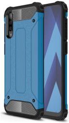 Geen Samsung Galaxy A50 Hoesje Shock Proof Hybride Back Cover Blauw