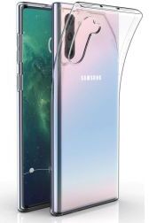 Geen Samsung Galaxy Note 10 Transparant TPU Hoesje