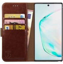 Rosso Element Samsung Galaxy Note 10 Hoesje Book Cover Bruin