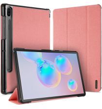 Dux Ducis Domo Series Samsung Galaxy Tab S6 Tri-fold Hoes Roze