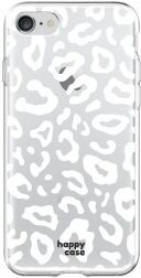 HappyCase Apple iPhone 8 Flexibel TPU Hoesje Luipaard Print