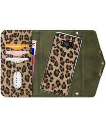 Mobilize Velvet Clutch Samsung Galaxy S8 Hoesje Green Leopard