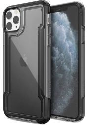 Raptic Clear Apple iPhone 11 Pro Max Hoesje Transparant/Zwart